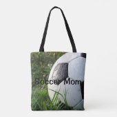 Soccer Mam Sports Shopping Canvas tas (Achterkant)