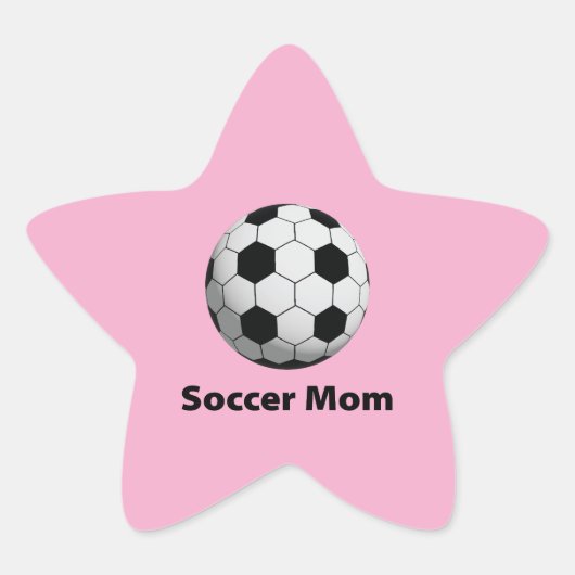 Soccer Mam Sticker (Voorkant)