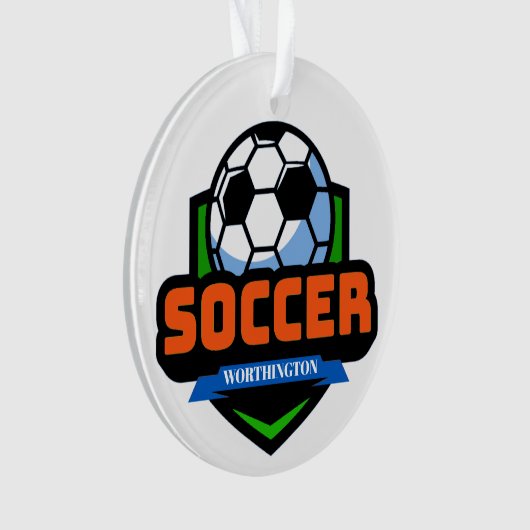 SOCCER Medal Ornament (voorkant)