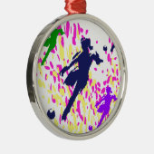 SOCCER METALEN ORNAMENT (Rechts)