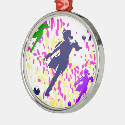 SOCCER METALEN ORNAMENT (Links)