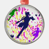 SOCCER METALEN ORNAMENT (Voorkant)