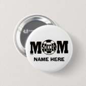 SOCCER MOM-BUTTON (AANGEPAST) RONDE BUTTON 5,7 CM (Voorkant /achterkant)