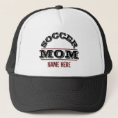SOCCER MOM EDITABLE TRUCKER HAT PET (Voorkant)