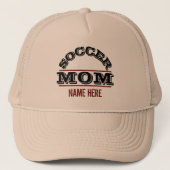 SOCCER MOM EDITABLE TRUCKER HAT PET (Voorkant)
