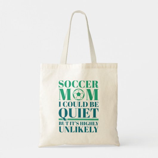 Soccer Mom Quiet Tote Bag (Achterkant)