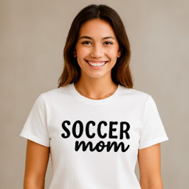 Soccer Mom Shirt – Eenvoudig Script Ontwerp met Ha