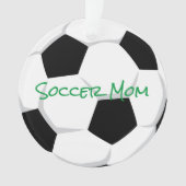 SOCCER MOM Sports Player Number Balls Fun Ornament (voorkant)