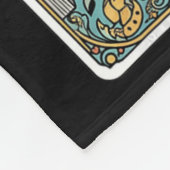 Soccer Mom Tarot Card Skeleton Coffee Byll Sidelin Fleece Deken (Hoek)