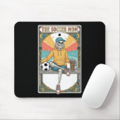 Soccer Mom Tarot Card Skeleton Coffee Byll Sidelin Muismat (Met muis)