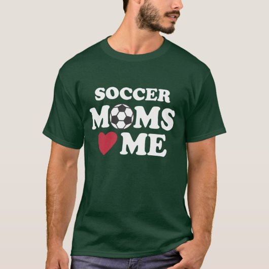 SOCCER MOMS "HEART" ME T-SHIRT (Voorkant)