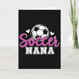 Soccer Nana Grandma Women Mother's Day Nana Soccer Kaart