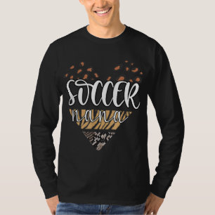 Soccer Nana Heart Proud Soccer Player Grandmoeder T-shirt