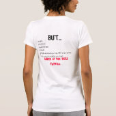 SOCCER, net als football... T-shirt (Achterkant)