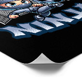 Soccer Ninja Player Martial Arts Karate Poster (Hoek)