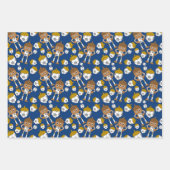 Soccer Nut Pattern Inpakpapier Vel (Voorkant 2)
