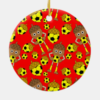 Soccer Nut Pattern Keramisch Ornament