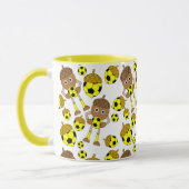 Soccer Nut Pattern Mok (Links)