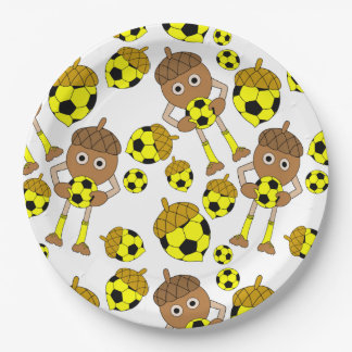 Soccer Nut Pattern Papieren Bordje