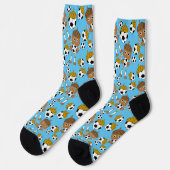 Soccer Nut Pattern Sokken (Links)