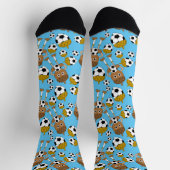 Soccer Nut Pattern Sokken (Top)