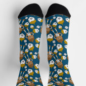 Soccer Nut Pattern Sokken (Top)