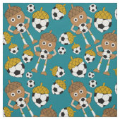 Soccer Nut Pattern Stof (Swatch)