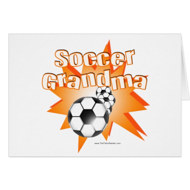 Soccer oma (Voorkant Horizontaal)