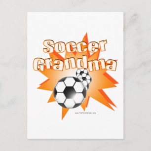 Soccer oma briefkaart