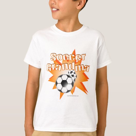 Soccer oma t-shirt (Voorkant)