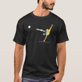 Soccer Overhead Kick Brazilië T-shirt