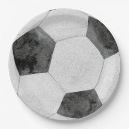Soccer Paper Plate Papieren Bordje