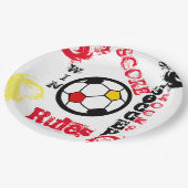 SOCCER PAPIEREN BORDJE (Gekanteld)