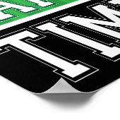 Soccer Party, HET IS GAME TIME! Teken afdrukken Poster (Hoek)