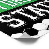 Soccer Party HYDRATION STATION Sign Print (Hoek)