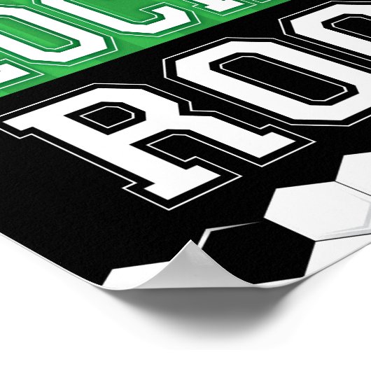 Soccer Party LOCKER ROOM Sign Print (Hoek)