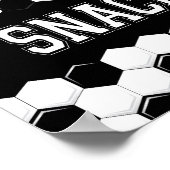 Soccer Party SNACKS Sign Print (Hoek)