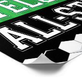 Soccer Party WELCOME ALL-STARS Sign Print (Hoek)
