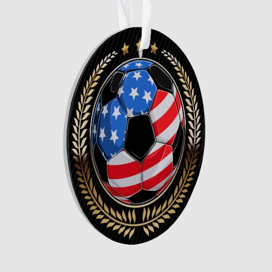 SOCCER PATRIOTISCH ORNAMENT (voorkant)