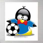 Soccer Penguin Poster (Voorkant)