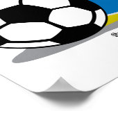 Soccer Penguin Poster (Hoek)