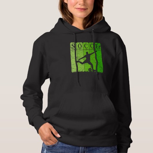 Soccer Periodic Table Elements Soccer Player Nerd Hoodie (Voorkant)