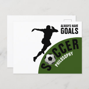 Soccer Philosophy Briefkaart