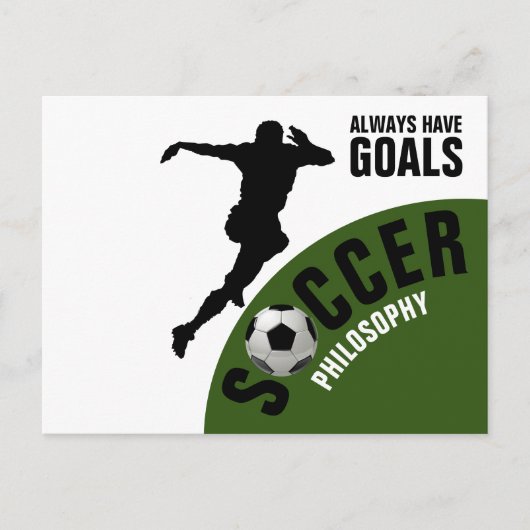 Soccer Philosophy Briefkaart (Voorkant)