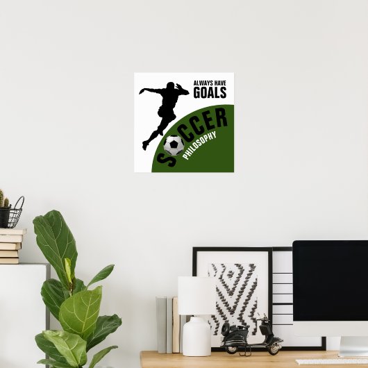 Soccer Philosophy Poster (Thuiskantoor)