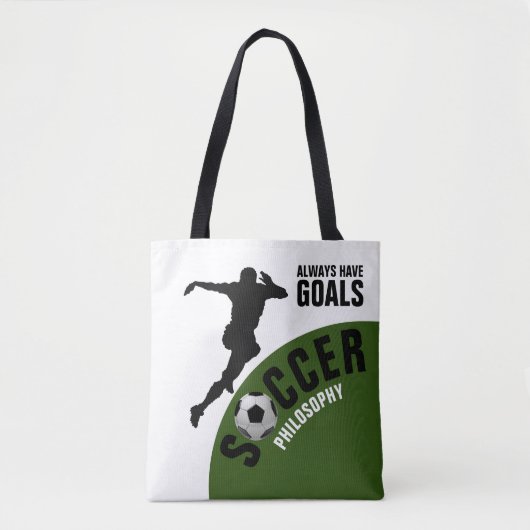 Soccer Philosophy Tote Bag (Voorkant)