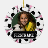 Soccer Photo Ornament for Youth (Achterkant)