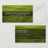 Soccer Pitch - Football School Coach Visitekaartje (Voorkant / Achterkant)