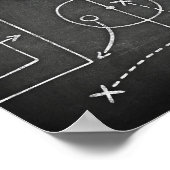 Soccer PLAYBOOK Sign Chalk Print (Hoek)