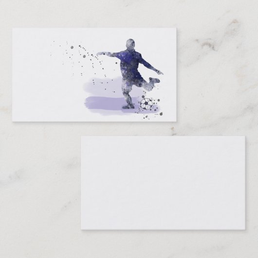 SOCCER PLAYER 2 - Visitekaartjes (Voorkant / Achterkant)